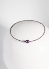 Liliflo, marque de bijoux Suisse : Collier Tango Naturel - pierre semi-précieuse Améthyste