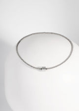 Liliflo, marque de bijoux Suisse : Collier Tango Naturel - lien  personnalisables à graver