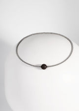 Liliflo, marque de bijoux Suisse : Collier Tango Naturel - pierre semi-précieuse Lave