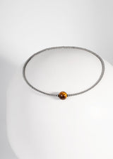 Liliflo, marque de bijoux Suisse : Collier Tango Naturel - pierre semi-précieuse  Oeil de Tigre