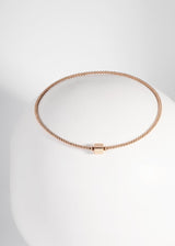 Liliflo, marque de bijoux Suisse : Collier Tango Rose - lien  personnalisables à graver