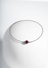 Collier Twist - Murano Pourpre