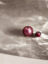 Liliflo - marque de bijoux interchangeable Swiss made - Verre de Murano pourpre