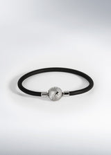 Fyve - marque de bijoux suisse - bracelet pour homme - Black Loop avec le lien globe
