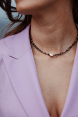 Collier Limbo Tourmaline arc-en-ciel