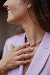 Collier Limbo Tourmaline arc-en-ciel - Illusion