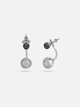 Boucles d'oreilles Karine - Hématite