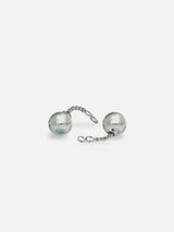 Pendants d'oreilles Karine - Murano Tahiti light