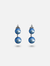 Boucles d'oreilles Karine - Murano Neptune