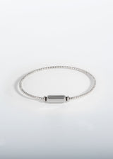 Liliflo, marque de bijoux Suisse : Bracelet Milonga - Naturel - Lien à graver Poésie