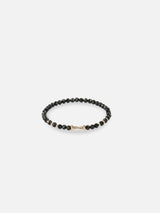 Liliflo_Bracelet or rose interchangeable_Limbo_Pierre semi-précieuse Onyx