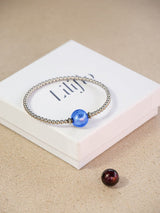 Tango-Armbandset – Lila und Neptun Murano Duo