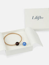 Tango-Armbandset – Lila und Neptun Murano Duo