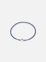 Liliflo_Collier naturel interchangeable_Limbo_Pierre semi-précieuse Lapiz avec lien illusion