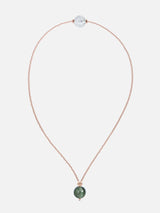 Liliflo_Bijoux interchangeables Swiss made_Collier Milonga en couleur or rose_Verre de Murano_Tahiti