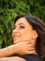 Karine Ohrringe - Rosenquarz