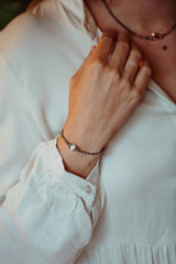 Liliflo_Bracelet en Pierre semi-précieuse Lapiz lazuli interchangeable