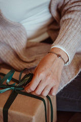 Liliflo_Bracelet en Pierre semi-précieuse Lapiz lazuli interchangeable