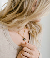 Liliflo_Bijoux interchangeables Swiss made_Collier Milonga en couleur or jaune_Verre de Murano_Tahiti