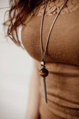 Halskette - Tigerauge