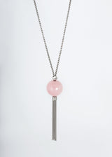 Sautoir - Quartz rose