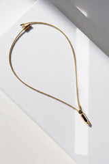 Modularer Swiss made_collier Milonga Liliflo_Bijoux in Farbe Goldfarbener Edelstahl