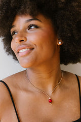Collier Milonga - Murano Rot