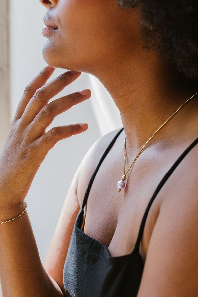 Collier Milonga - Murano Rose