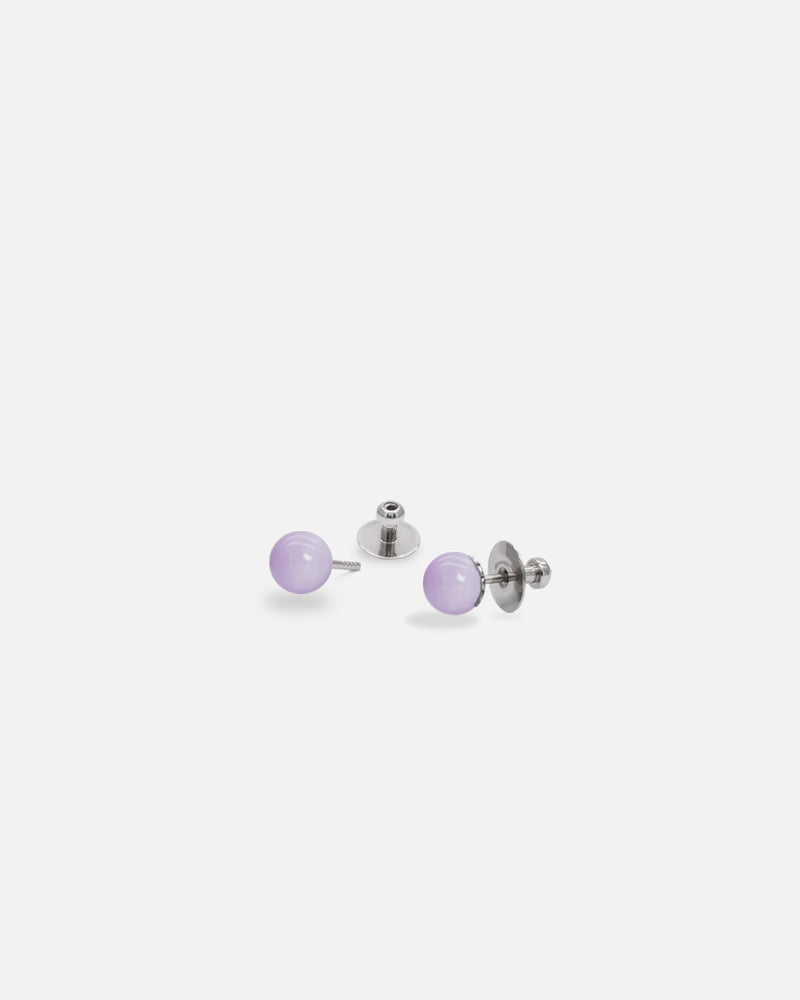 Liliflo - Modularer Schmuck Swiss made - Ohrstecker austauschbarer Kunzite-Stein