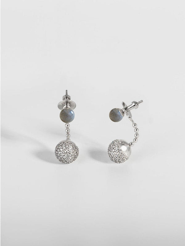 Boucles d'oreilles Karine - Labradorite