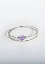 Armband Milonga - Murano Lavendel