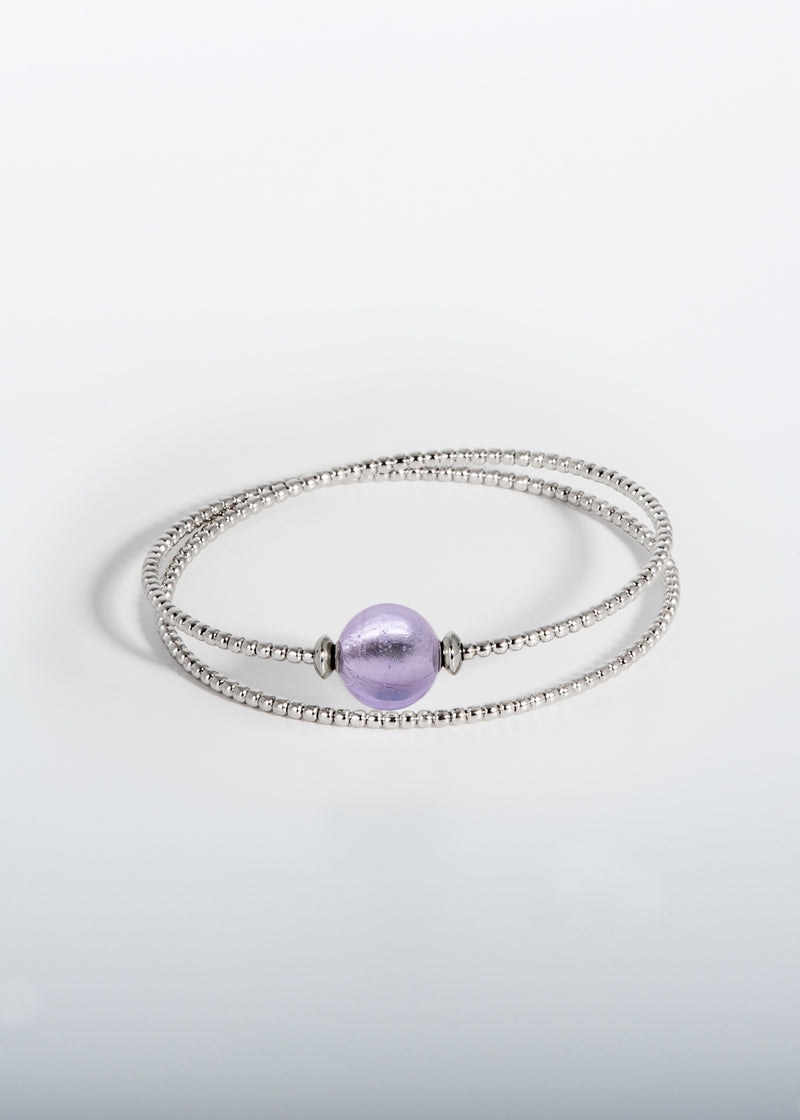 Armband Milonga - Murano Lavendel