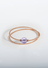 Armband Milonga - Murano Lavendel