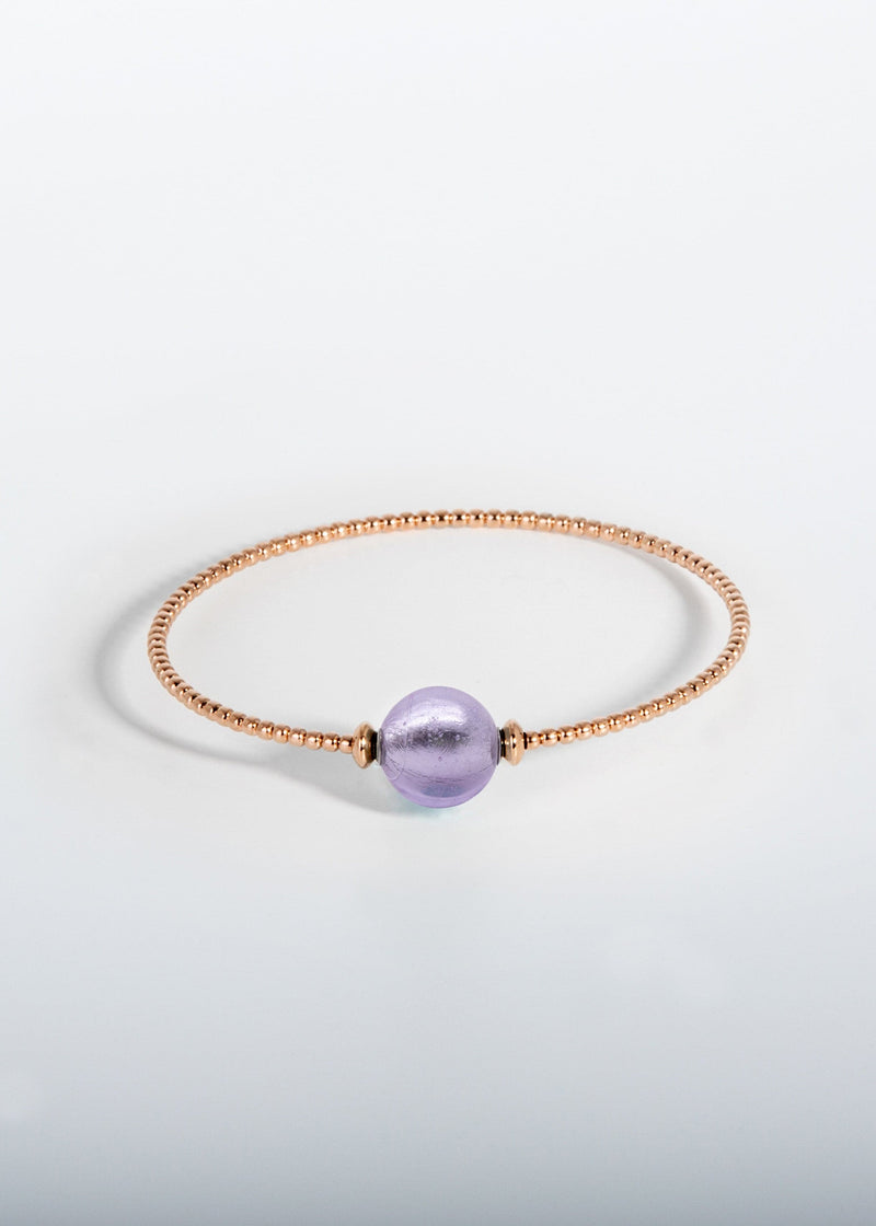 Armband Milonga - Murano Lavendel