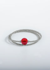 Armband Tango - Murano Rot
