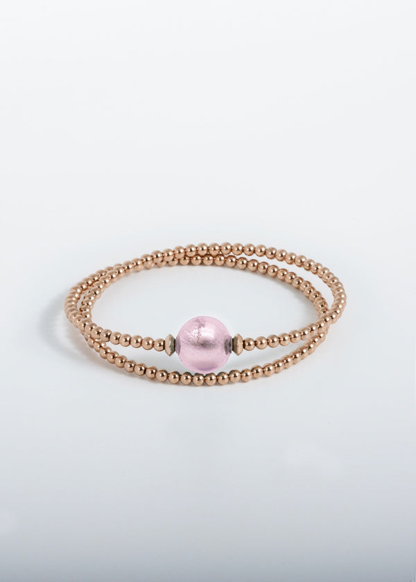 Bracelet Tango - Murano Rose
