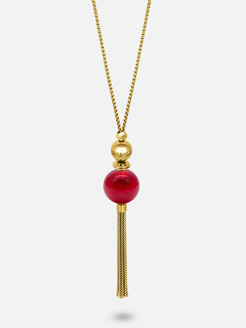 Halskette - Murano Rot