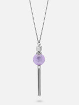 Halskette - Murano Lavendel