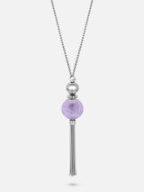 Halskette - Murano Lavendel
