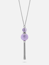 Halskette - Murano Lavendel