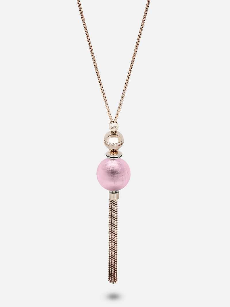 Halskette - Murano Rose