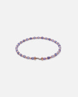 Liliflo - Modularer Schmuck Swiss made - Kollektion Constellation  - Armband Roséfarbener Edelstahl Tansanit 