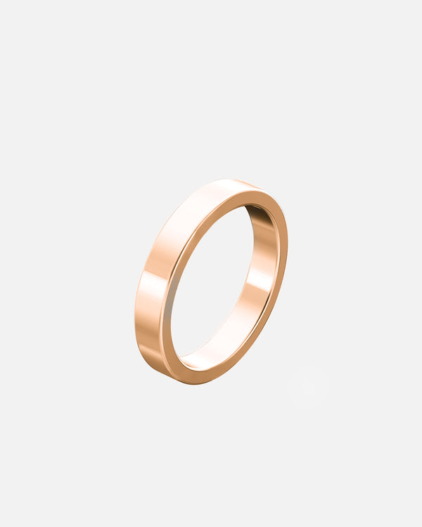 Alliance femme or rose Rectangle 3,5 mmLiliflo - Bijoux Swiss made - Alliance femme or rose Zephyr  3,5 mm