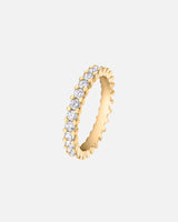 Ehering Frau 18 Karat Gelbgold Diamantring Santorin M
