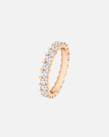 Ehering Frau Roségold 18 Karat Diamantring Santorin L