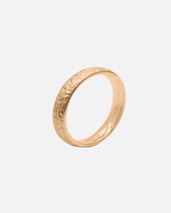 Bague Dune 4.5 mm Martelée