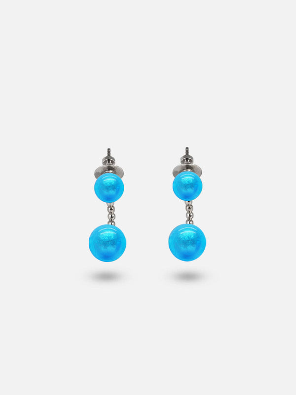 Karine Ohrringe - Murano Aqua