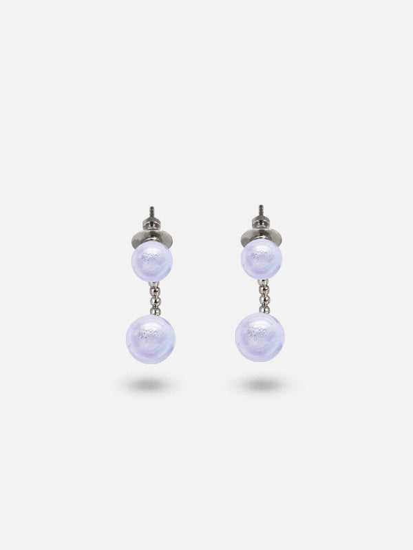 Karine Ohrringe - Murano Lavendel