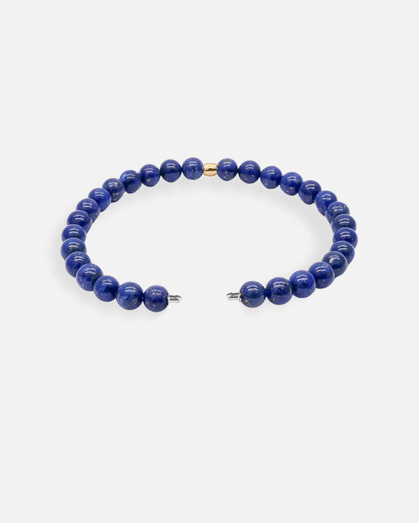 Liliflo - bijoux modulables Swiss made - bracelet lapis lazuli  - or jaune 18 cts