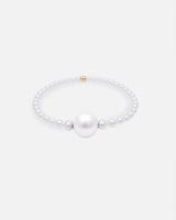 Liliflo - Modularer Schmuck Swiss made - Zuchtperlenarmband recyceltes Gelbgold 18 Karat - Zierverschluss Zuchtperle Cumingii